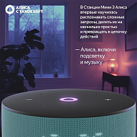 Новая Яндекс. Станция Мини 3 (бирюзовый) фото 5