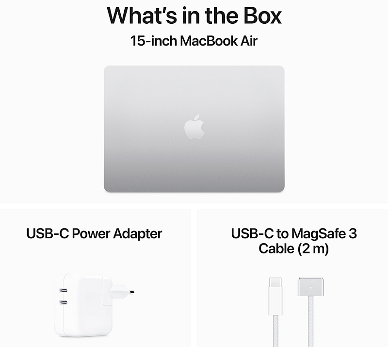 Apple Macbook Air 15" M3 2024 (MRYP3) 8/256GB (серебристый) фото 4