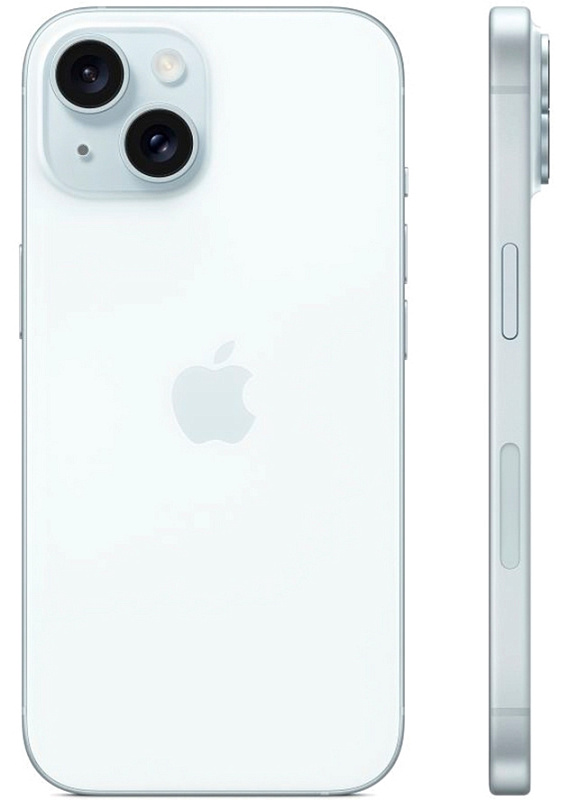 Apple iPhone 15 256GB (A3090,  SIM +eSIM) (голубой) фото 2
