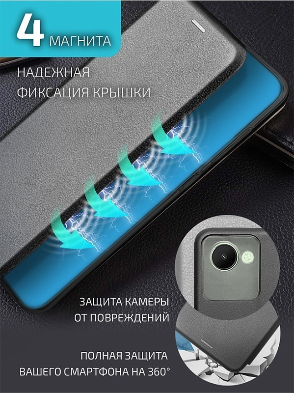 Volare Rosso Prime для realme C30 (черный) фото 3