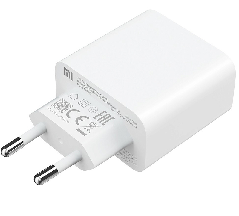 Xiaomi Mi 33W Wall Charger Type-A+Type-C (белый) фото 4