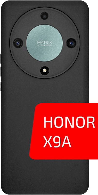 Volare Rosso Matt TPU для HONOR X9a (черный) фото 1
