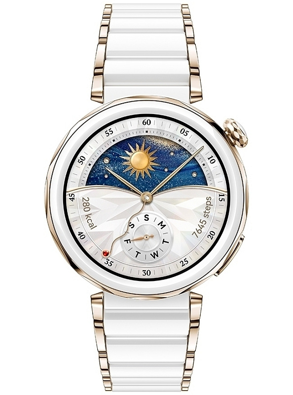Huawei Watch GT 5 Pro 42 мм, керамика (белый) фото 2
