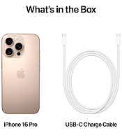 Apple iPhone 16 Pro 128GB (A3294, 2 SIM) (пустынный титан) фото 4