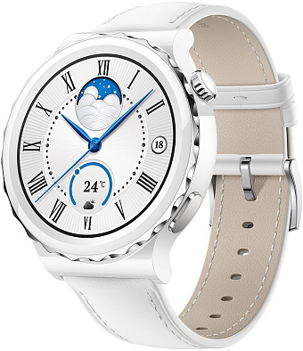 Товар Huawei Watch GT 3 Pro 43 мм белый/кожа