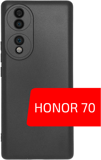 Товар Volare Rosso Matt TPU для HONOR 70 (черный)