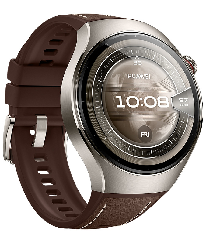 Huawei Watch 5 46 мм LTE RTS-AL00 (коричневый, кожа) фото 4