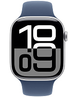 Apple Watch Series 10 42 мм (серебро/синий) фото 1