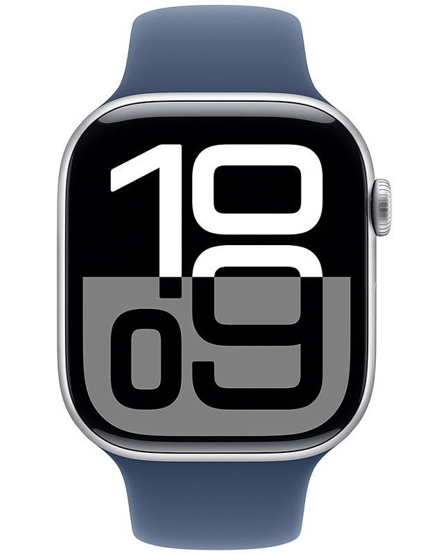 Apple Watch Series 10 42 мм (серебро/синий) фото 1