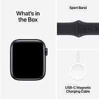 Apple Watch SE 2024 44 мм (черный) фото 2