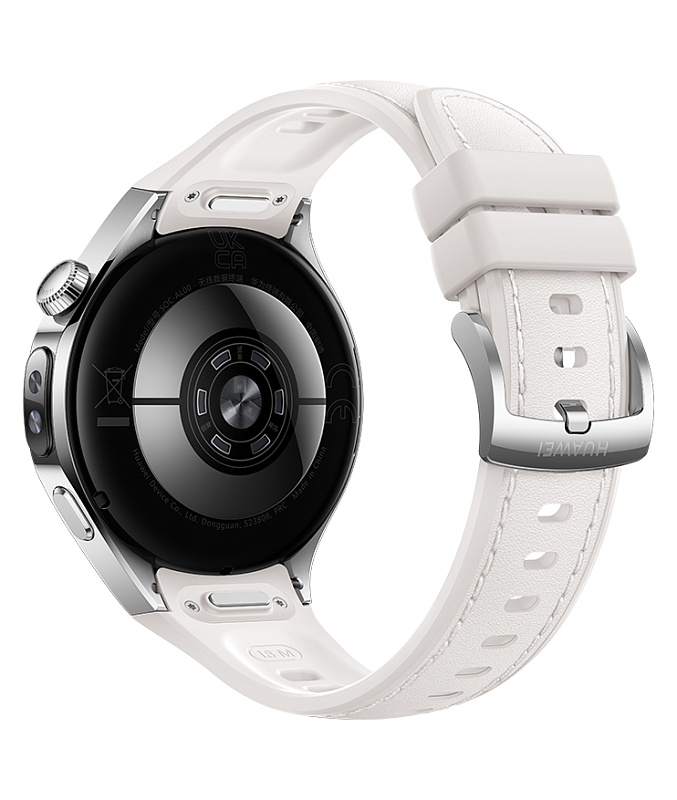 Huawei Watch 5 42 мм LTE SOC-AL00 (стальной, белый) фото 2