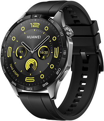 Товар Huawei Watch GT 4 46 мм фторэластомер (черный)