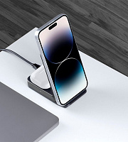 Deppa QI iPhone, Airpods 20W, графит фото 2