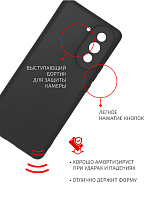 Volare Rosso Matt TPU для Huawei Nova 10 Pro (черный) фото 2