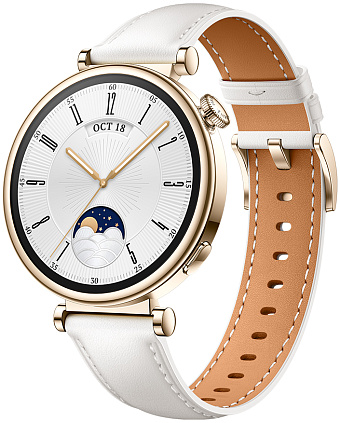 Товар Huawei Watch GT 4 41 мм кожа (белый)