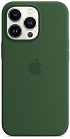 Apple для iPhone 13 Pro Silicone Case with MagSafe (клевер) фото 2