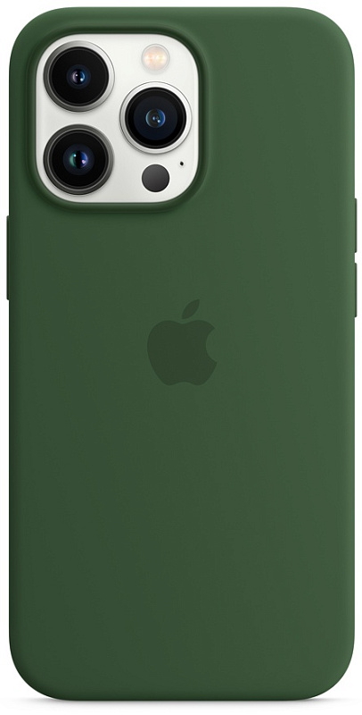 Apple для iPhone 13 Pro Silicone Case with MagSafe (клевер) фото 2