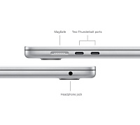 Apple Macbook Air 15" M3 2024 (MRYP3) 8/256GB (серебристый) фото 3