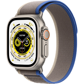 Apple Watch Ultra M/L + скретч-карта (синий/серый)
