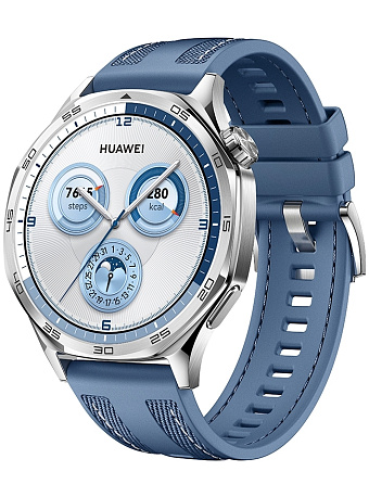 Товар Huawei Watch GT 5 46 мм, плетение, синий