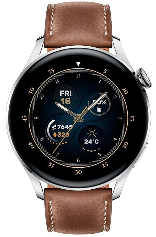 Huawei Watch 3 Classic 46,2 мм (коричневый) фото 2