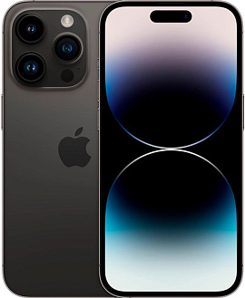 Apple iPhone 14 Pro Max 256GB (SIM + eSim) (космический черный)