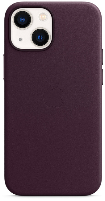 Товар Apple для iPhone 13 mini Leather Case with MagSafe (темная вишня)