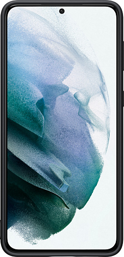 Silicone Cover для Samsung S21+ (черный)