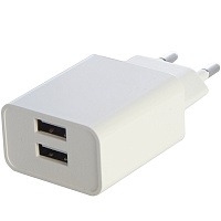 Bingo B2-U2 2.1A с кабелем microUSB (белый) фото 2