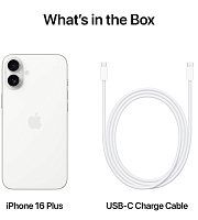 Apple iPhone 16 Plus 128GB (белый) фото 4