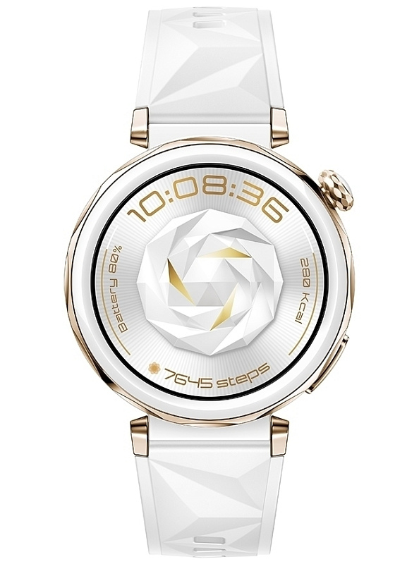 Huawei Watch GT 5 Pro 42 мм, фторэластомер (белый) фото 2