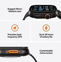 Apple Watch Ultra 2 49 мм (черный) фото 2