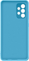 Чехол-накладка Silicone Cover для Samsung A52 (синий) фото 5