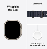 Apple Watch Ultra 2 49 мм (титан/синий) фото 3