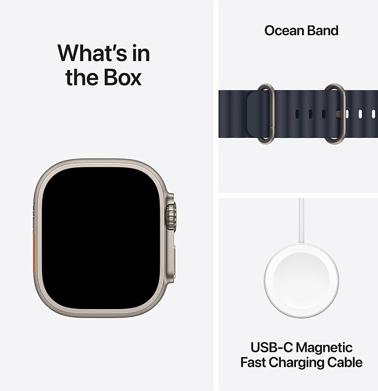 Apple Watch Ultra 2 49 мм (титан/синий) фото 3
