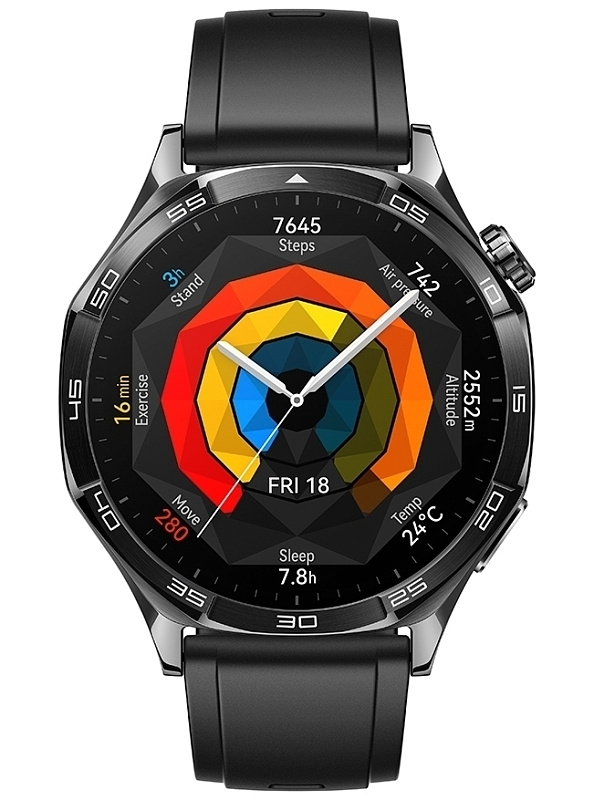 Huawei Watch GT 5 46 мм, фторэластомер (черный) фото 2