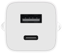 Xiaomi 65W GaN Charger Type-A + Type-C (белый) фото 4