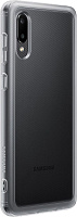 Чехол-накладка Soft Clear Cover для Samsung A02 (прозрачный) фото 1