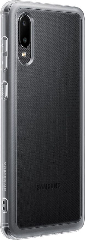 Чехол-накладка Soft Clear Cover для Samsung A02 (прозрачный) фото 1