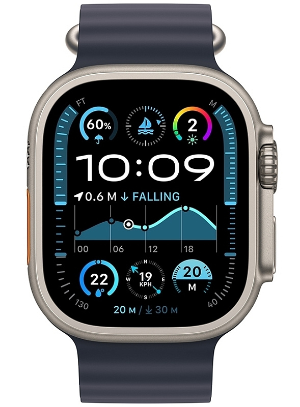 Apple Watch Ultra 2 49 мм (титан/синий) фото 1