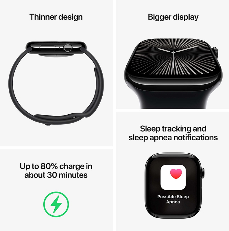 Apple Watch Series 10 46 мм (розовое золото корпус, розовый ремешок) фото 3