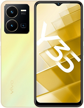 vivo Y35 4/128GB (рассветное золото)