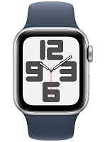 Apple Watch SE 2024 40 мм (серебро,синий) фото 1