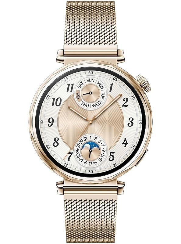 Huawei Watch GT 5 41 мм, миланское плетение (золотой) фото 2