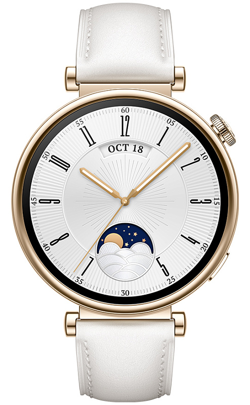 Huawei Watch GT 4 41 мм кожа (белый) фото 2