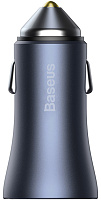 Baseus Golden Contactor Pro Car Charger Type-С + USB 40W (серый) фото 1