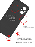 Volare Rosso Matt TPU для POCO M5 (черный) фото 2