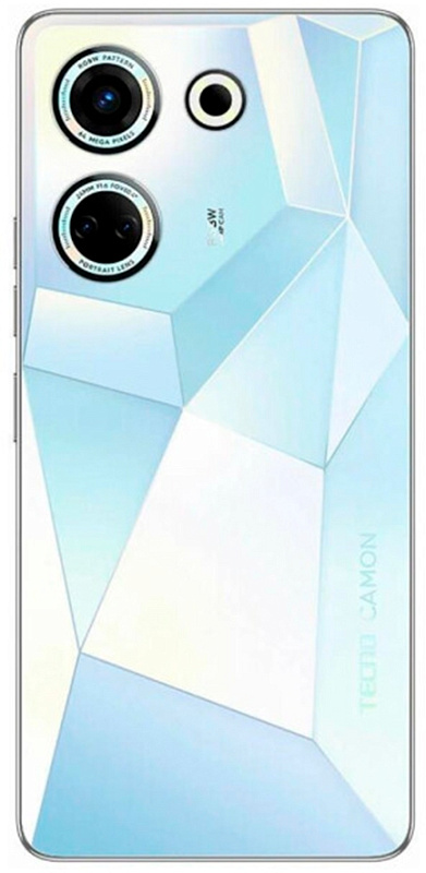 Tecno Camon 20 Pro 8/256GB (серебристый) фото 3