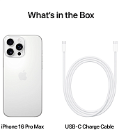 Apple iPhone 16 Pro Max 256GB (A3297,2 SIM) (белый титан) фото 5