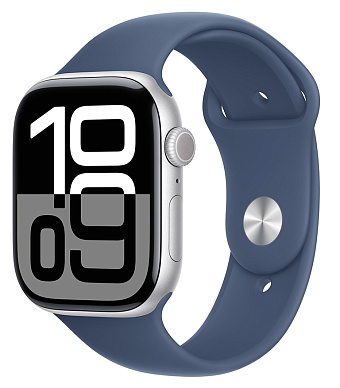 Товар Apple Watch Series 10 42 мм (серебро/синий)